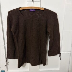 GOYO
100% Mongolian cashmere Women's
Brown Sweater